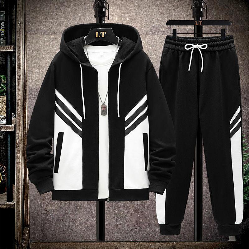 Casual Sports Suit Men's Loose Sportswear Hooded - amazitshop
