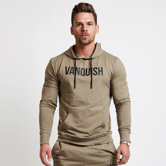 Pullover Hooded Sweater Fitness Men - amazitshop