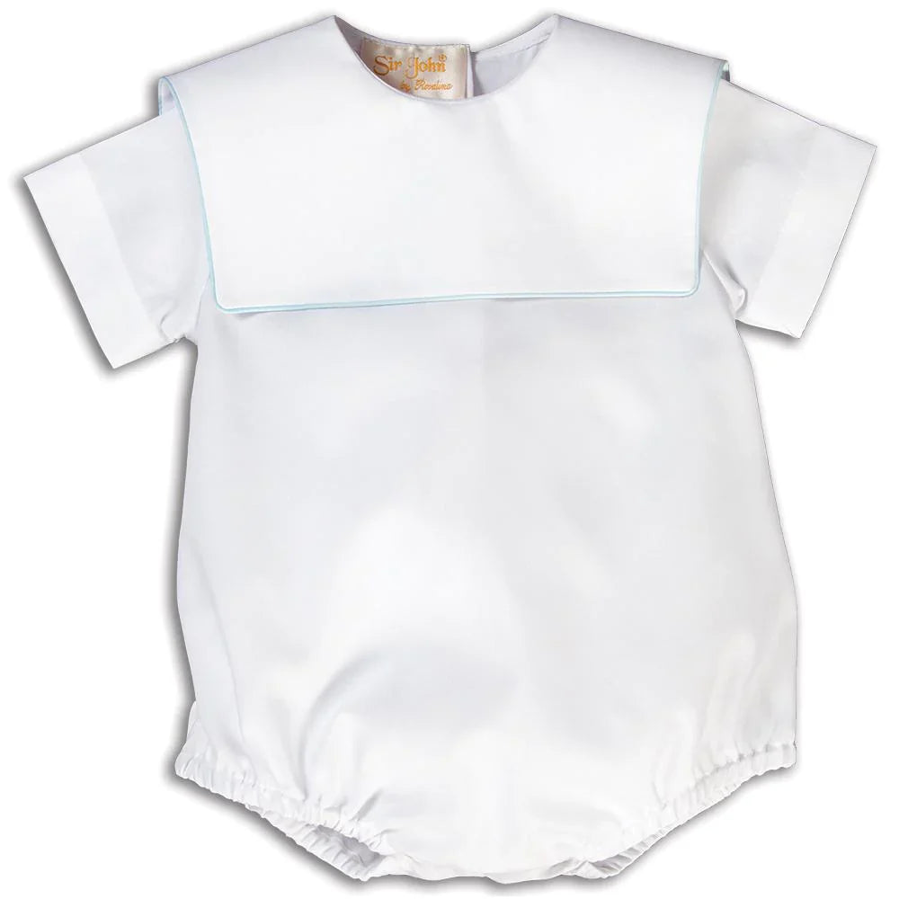 Baby Boy Square Collar Bubble