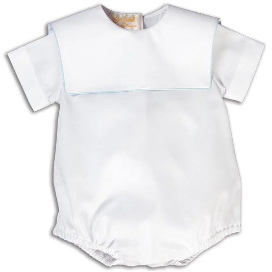 Baby Boy Square Collar Bubble