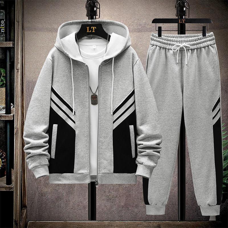 Casual Sports Suit Men's Loose Sportswear Hooded - amazitshop