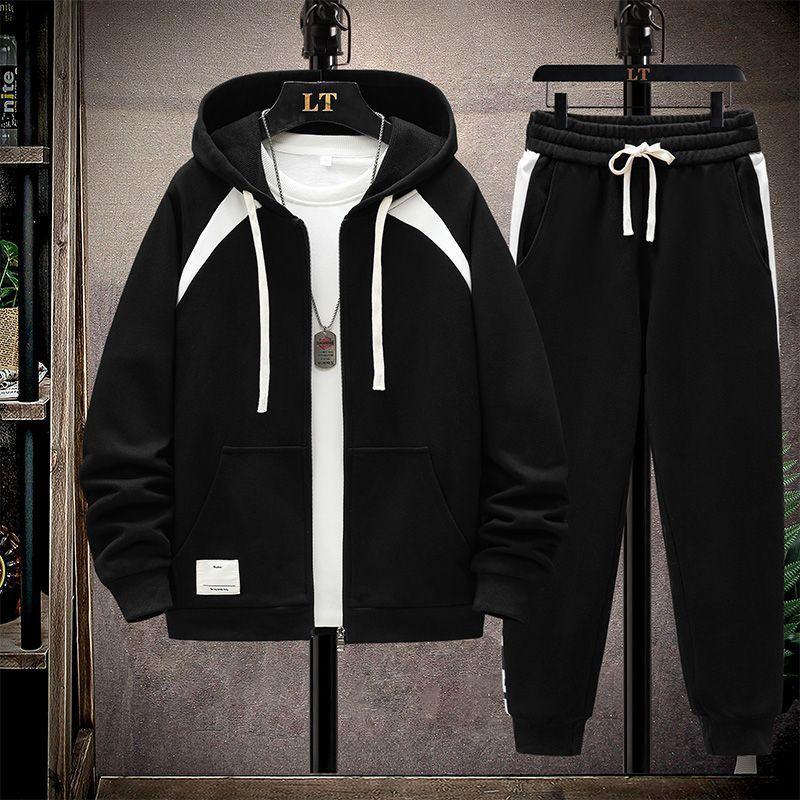 Casual Sports Suit Men's Loose Sportswear Hooded - amazitshop