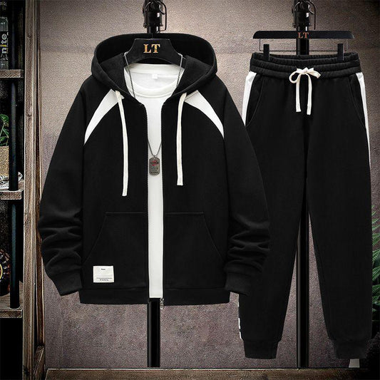 Casual Sports Suit Men's Loose Sportswear Hooded - amazitshop