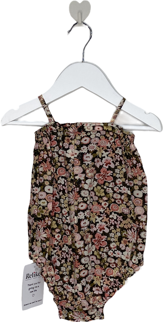 Bonpoint Multicoloured Floral Nefle Romper 3-6 Months