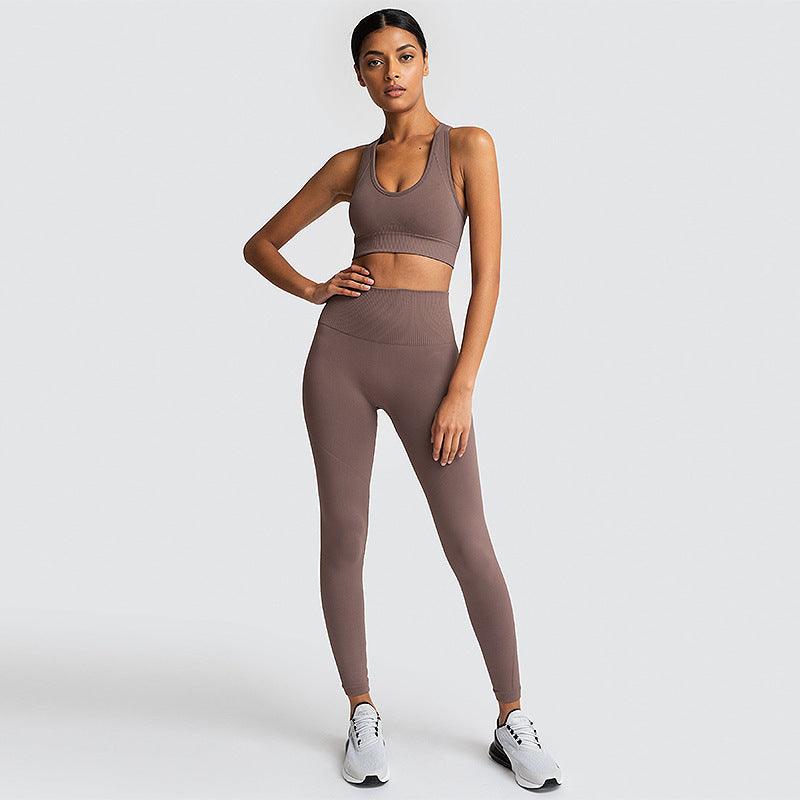 Seamless Gym Set Nylon Woman Sportswear - amazitshop