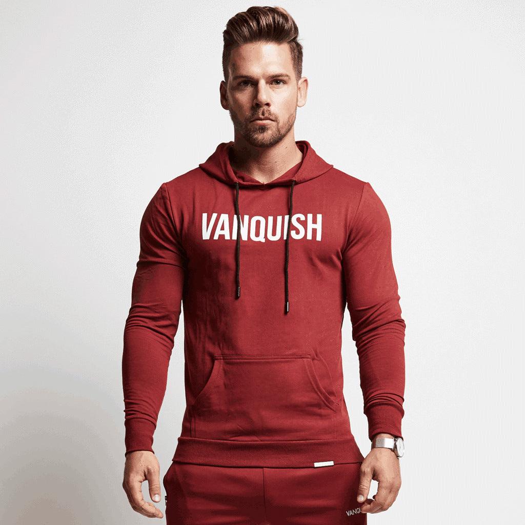Pullover Hooded Sweater Fitness Men - amazitshop
