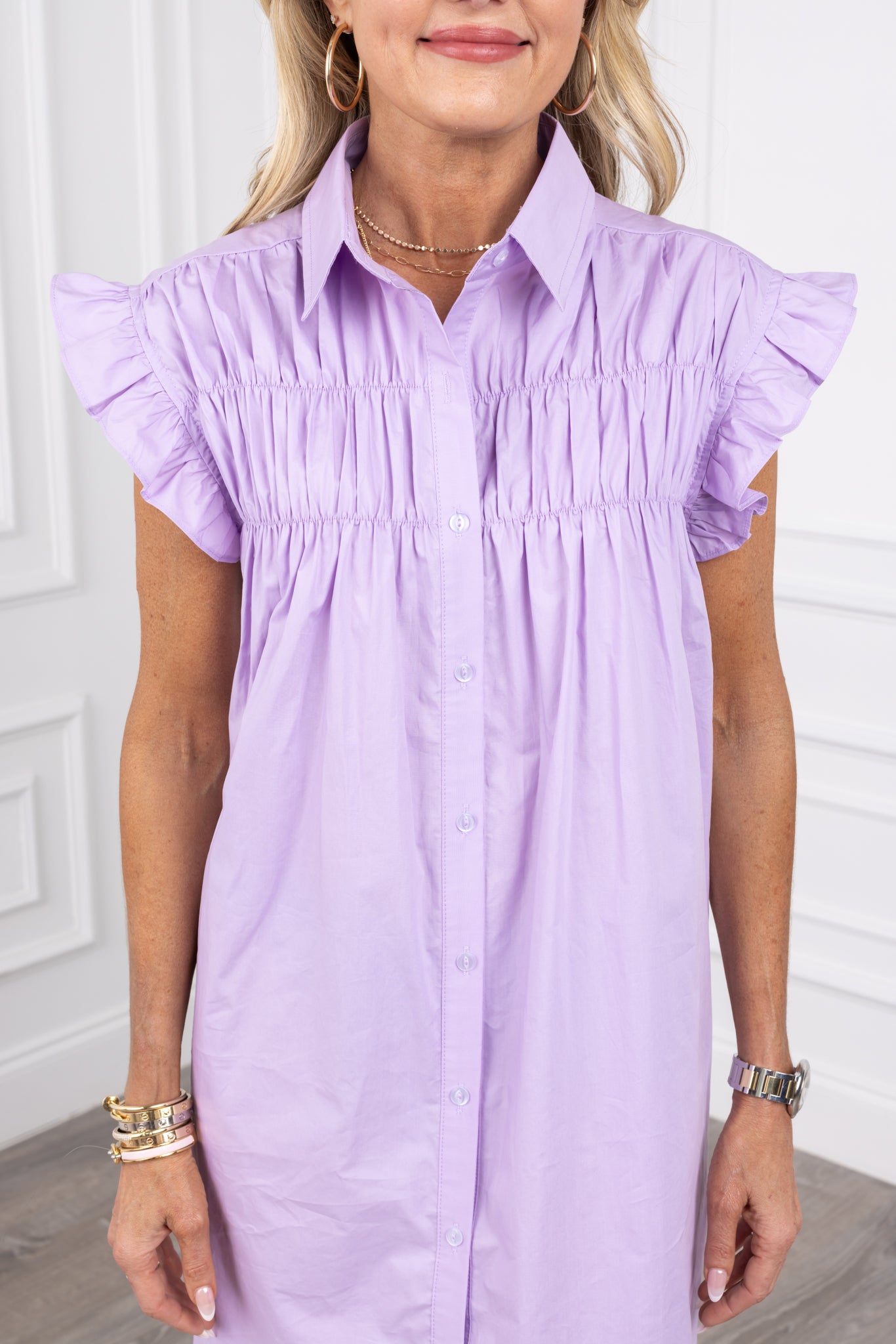 Neacie Dress- Lilac