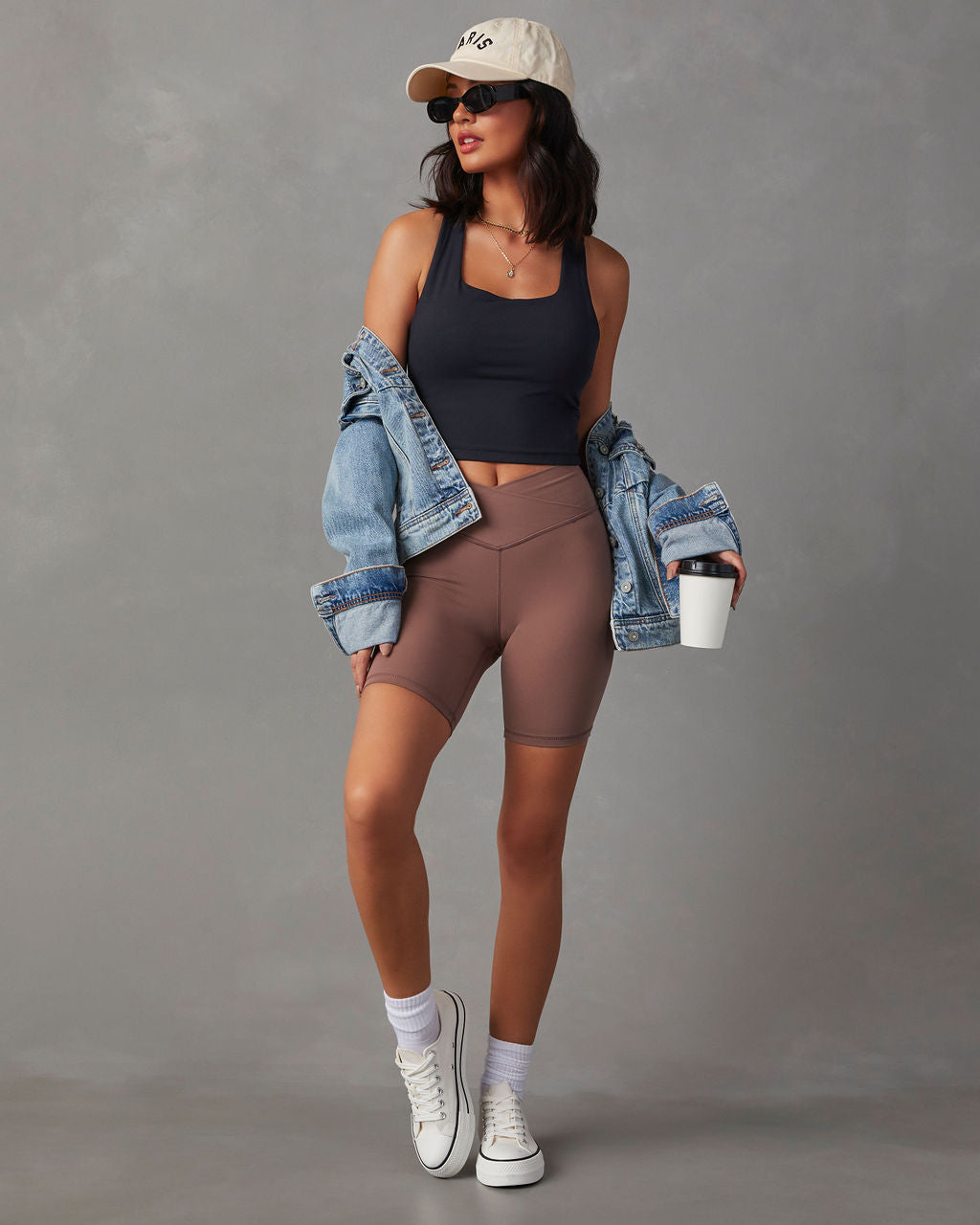 Black % Frontrunner Active Bra Top-1