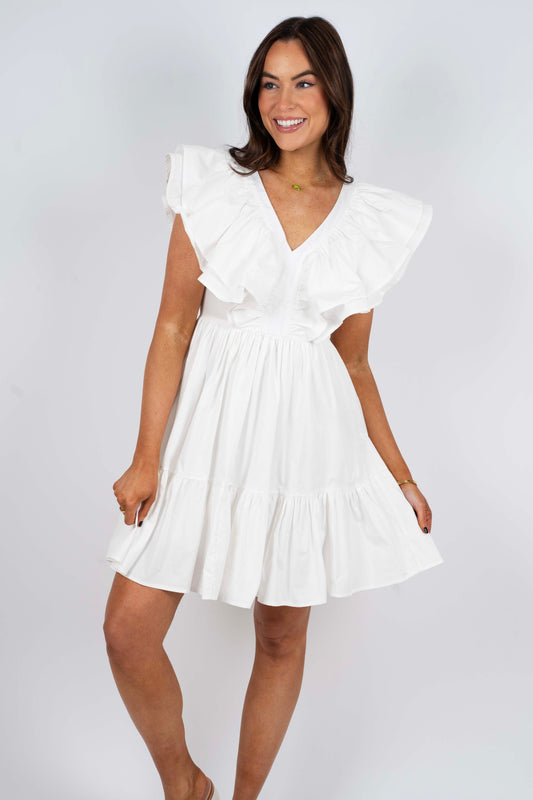 In My Dreams Dress (Off White)
