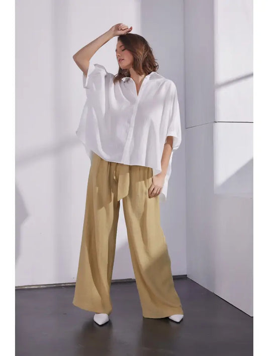 RELAXED DOLMAN SLEEVE SHIRT
