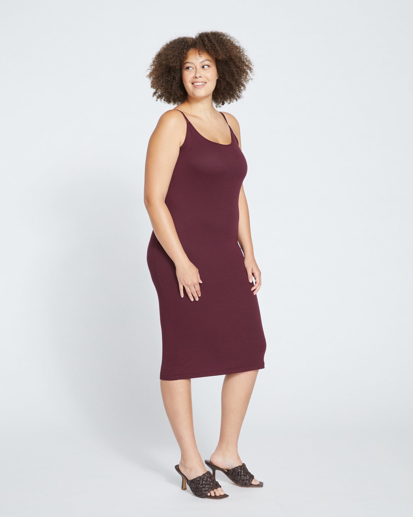 Foundation Cami Dress - Black Cherry