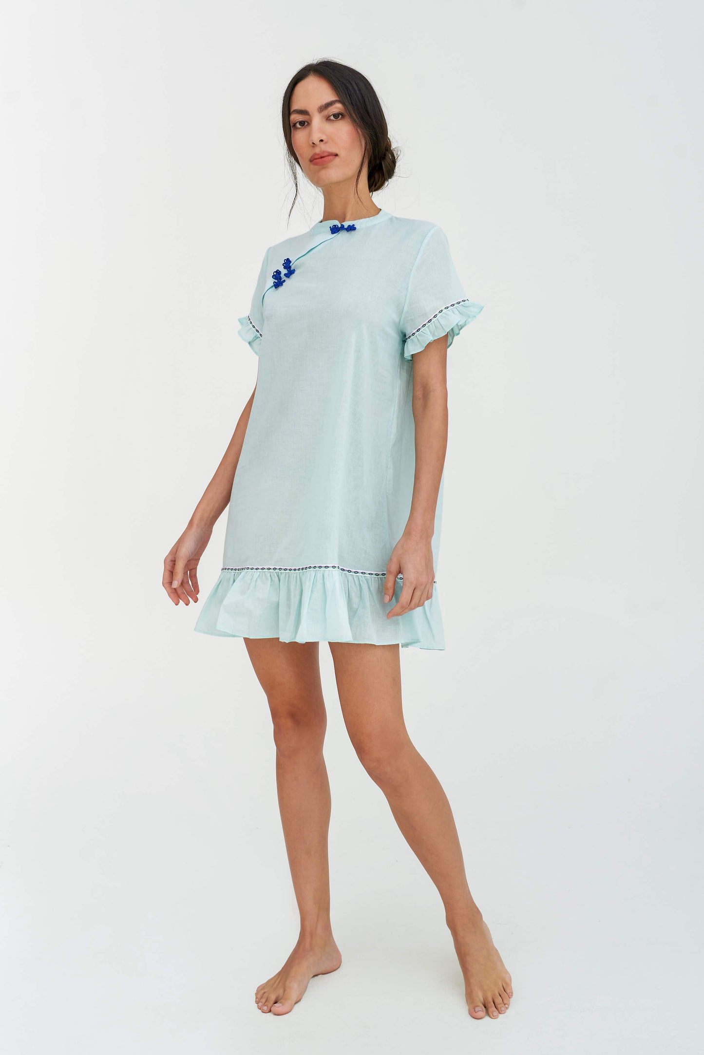Frog Closure Dress
