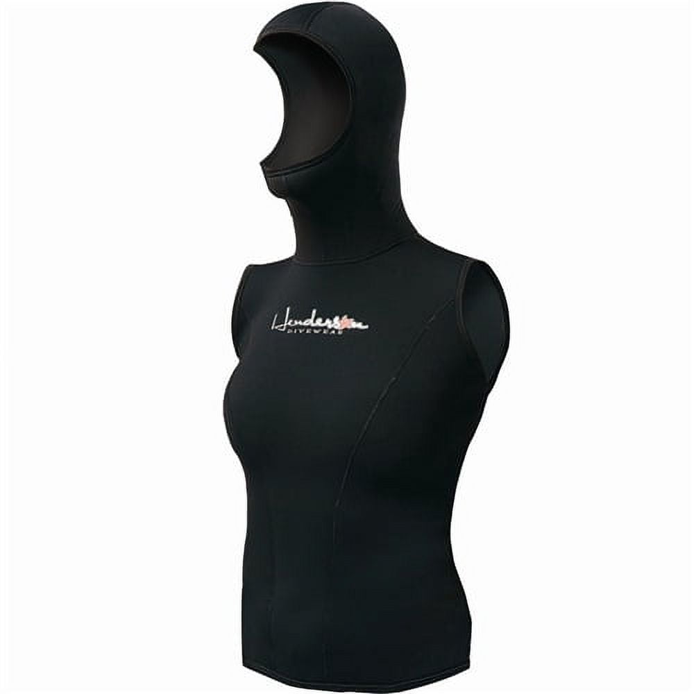 Henderson Womens 5/3mm Thermoprene Hooded Vest (Black, 4)