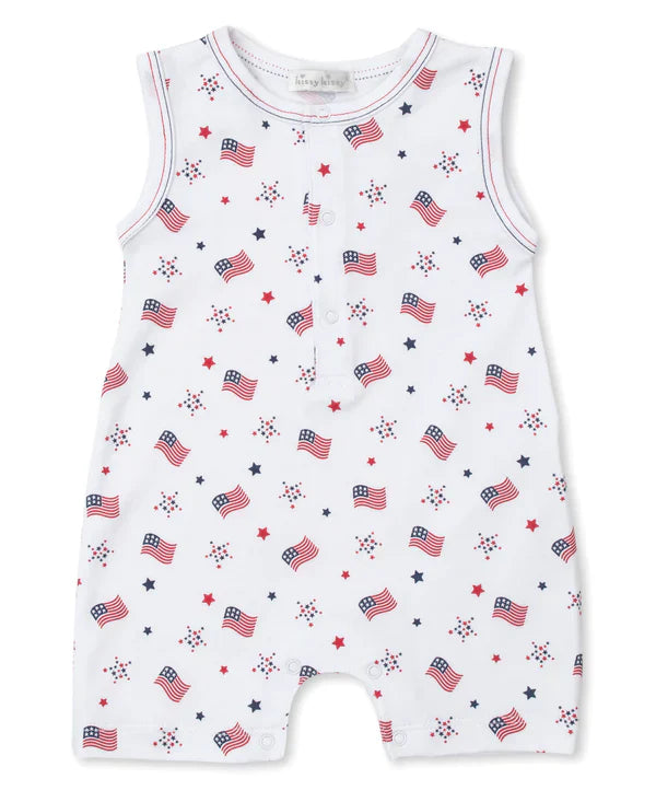Kissy Kissy Star-Spangled Spirit Sleeveless Playsuit
