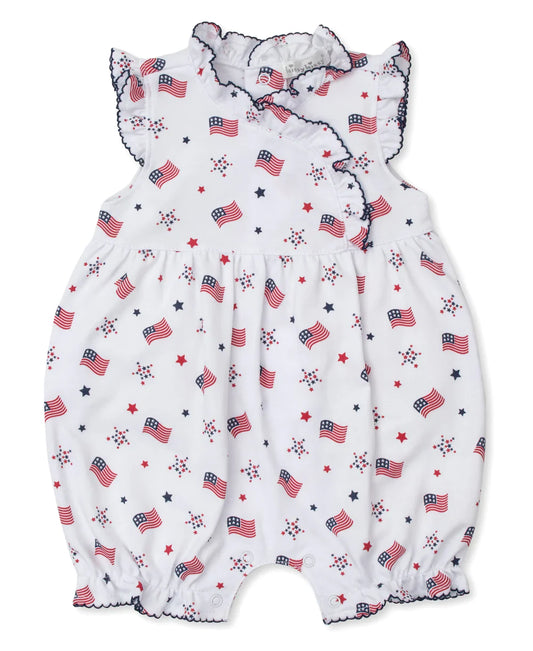Kissy Kissy Star Spangled Spirit Ruffle Playsuit