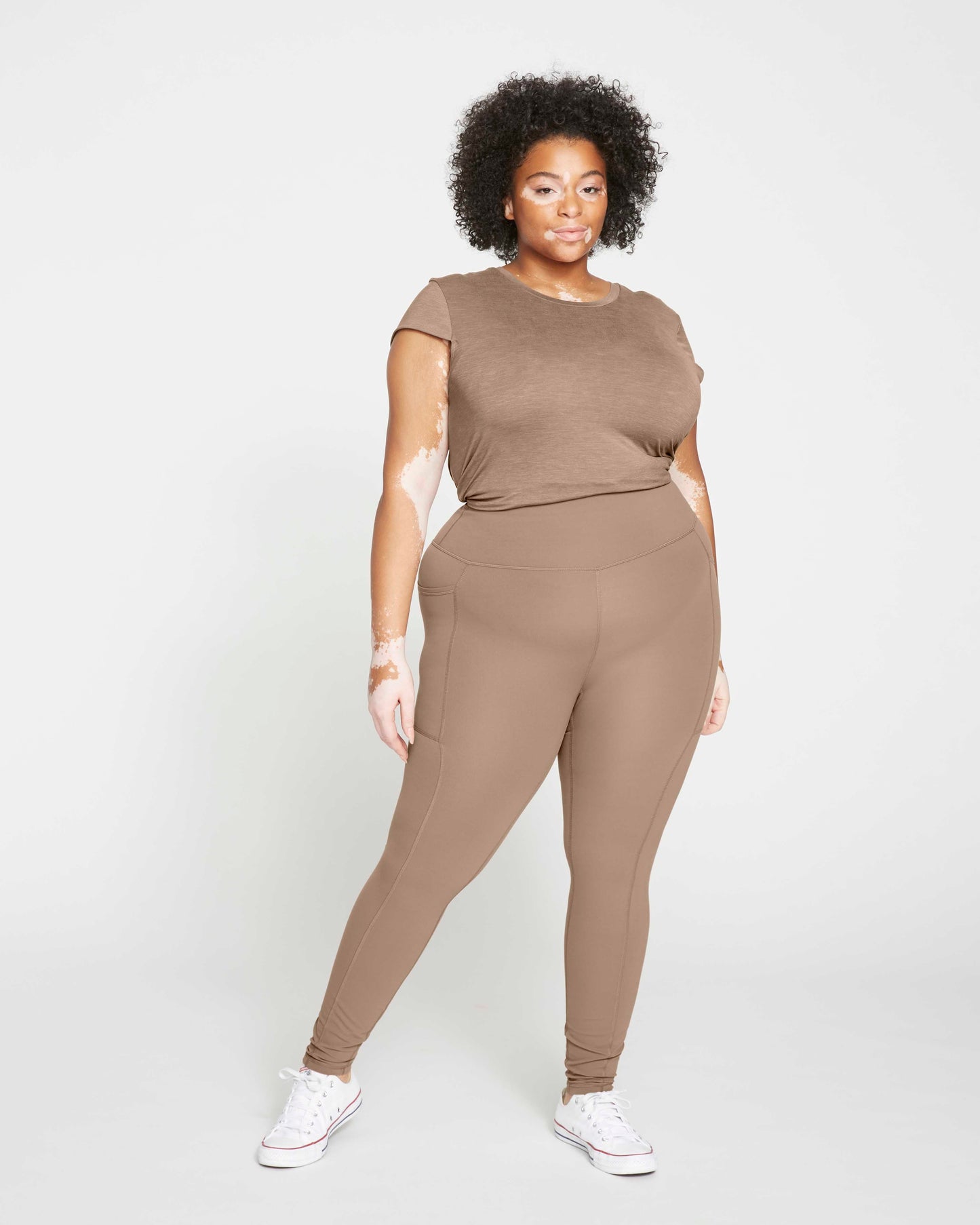 Next-to-Naked Pocket Legging - Nutmeg