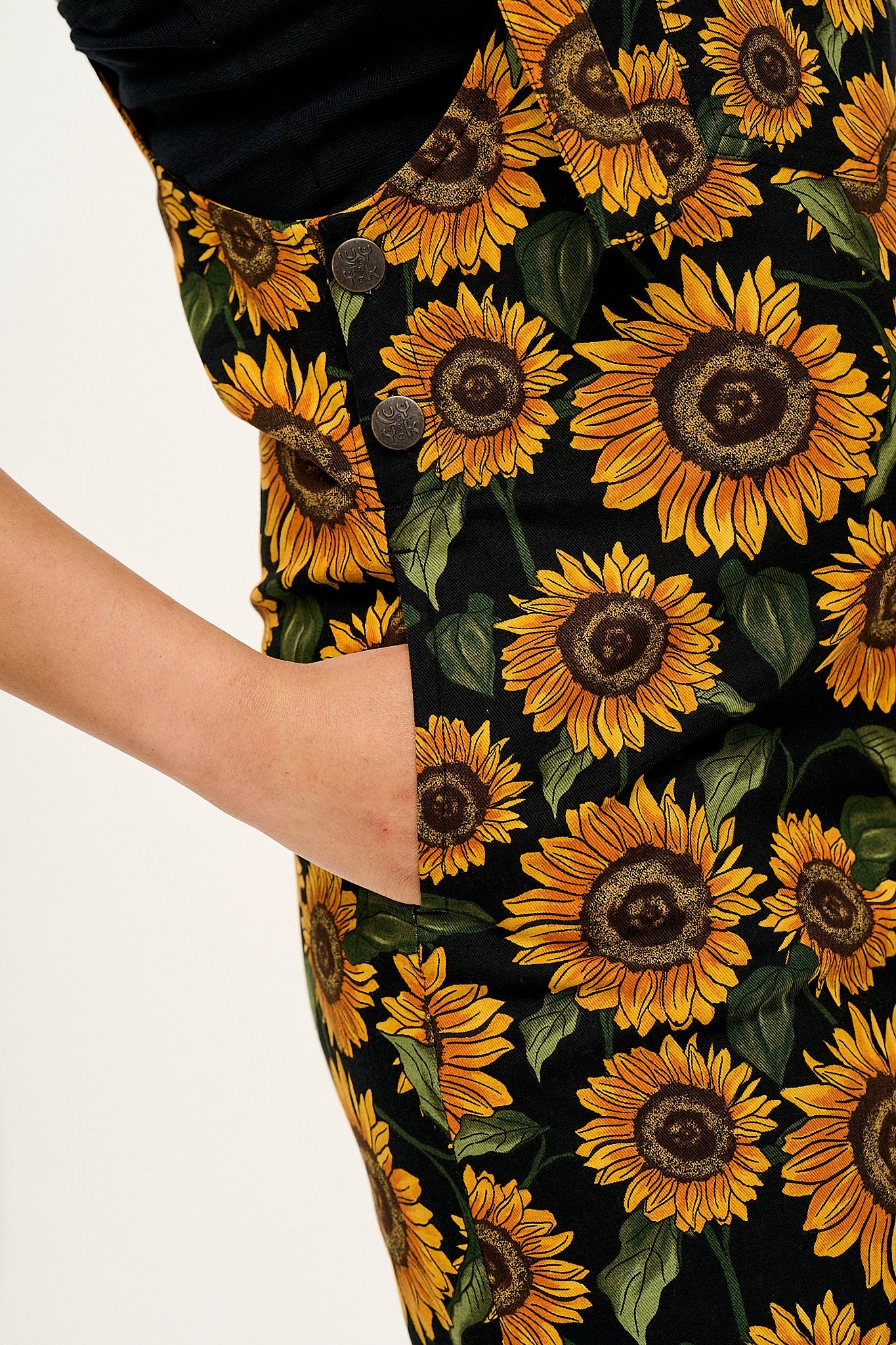 Mini Pini Dress: ORGANIC TWILL - Sunflower
