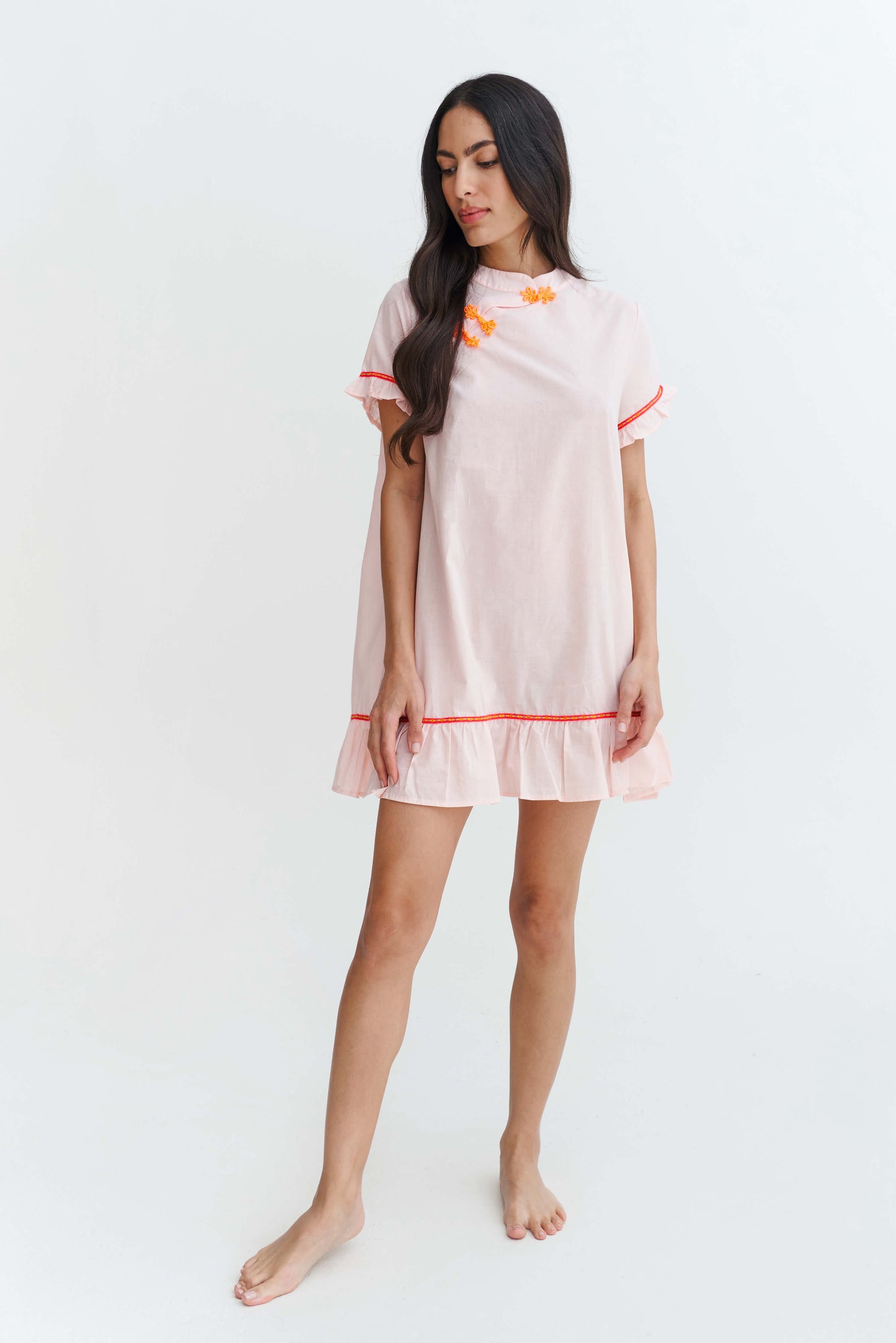 Frog Closure Dress