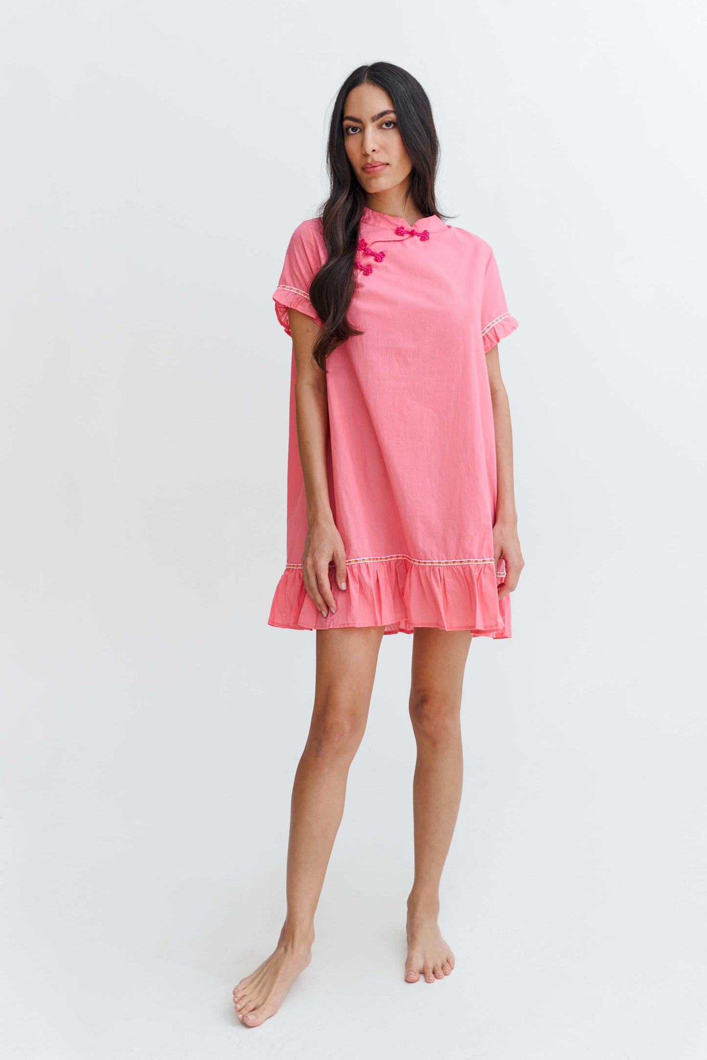 Frog Closure Dress