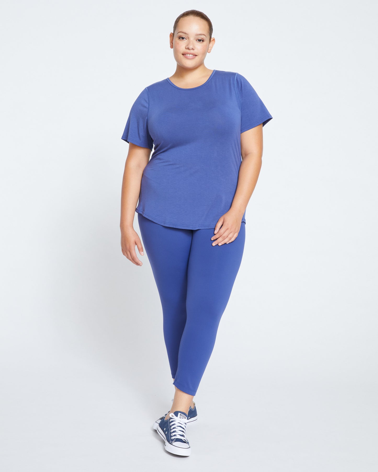 Mia Movement Tee - Rich Cobalt