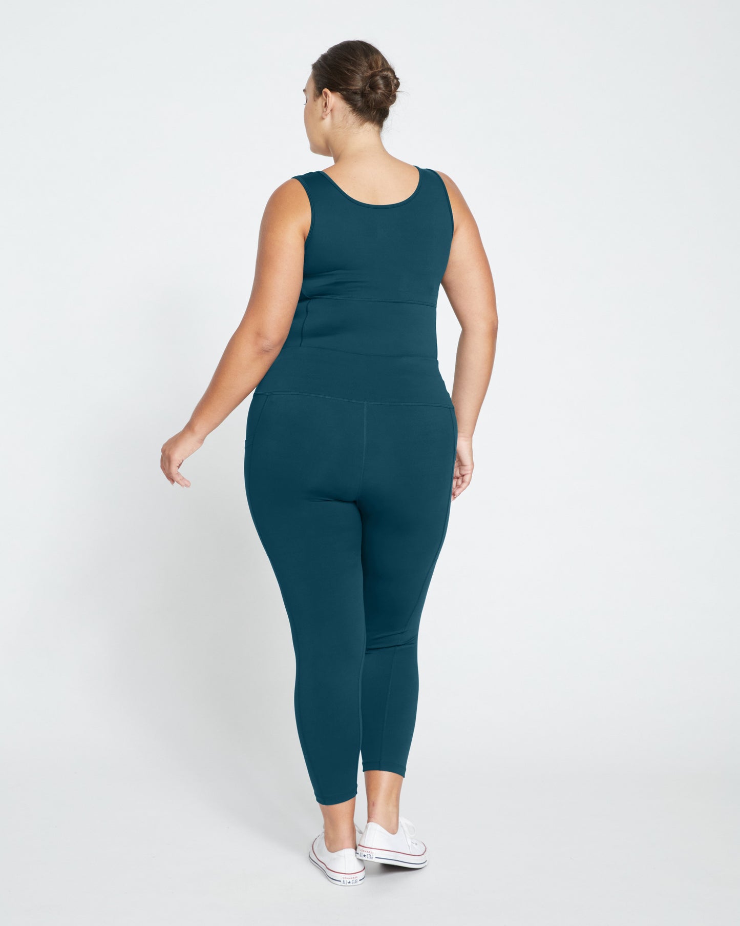 Next-to-Naked Cropped Pocket Legging - Deep Sea