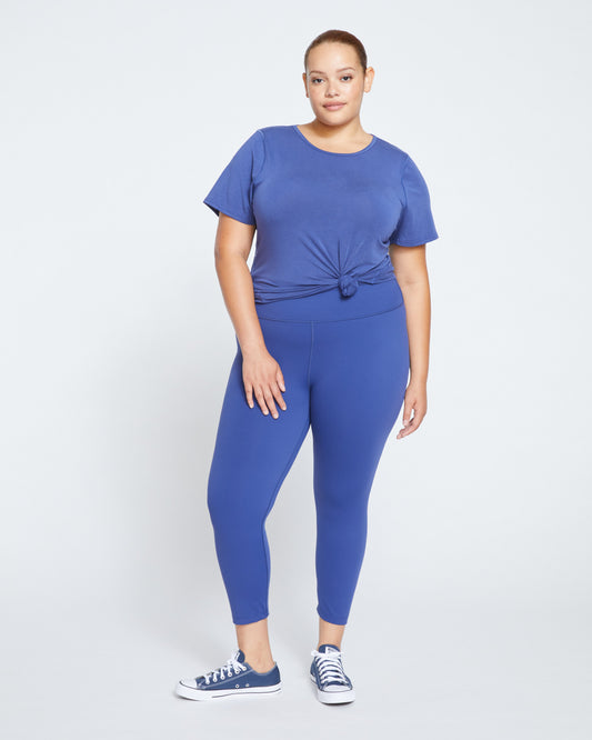 Next-to-Naked Cropped Legging - Rich Cobalt