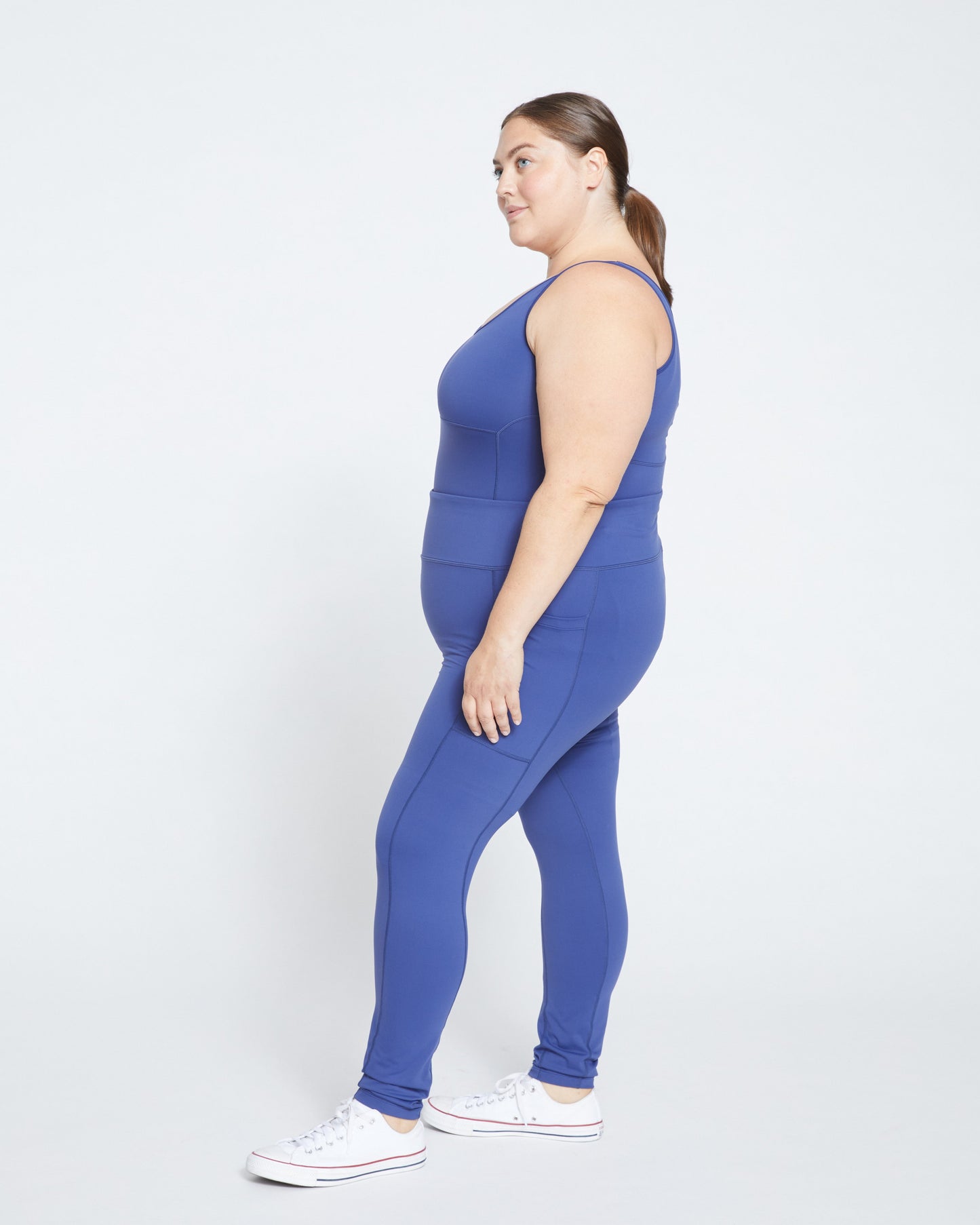 Next-to-Naked Pocket Legging - Rich Cobalt