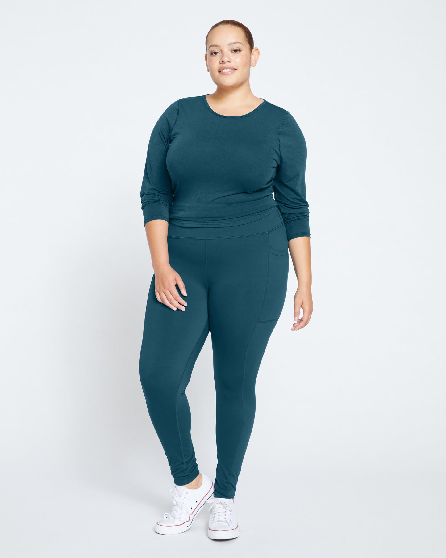 Next-to-Naked Pocket Legging - Deep Sea