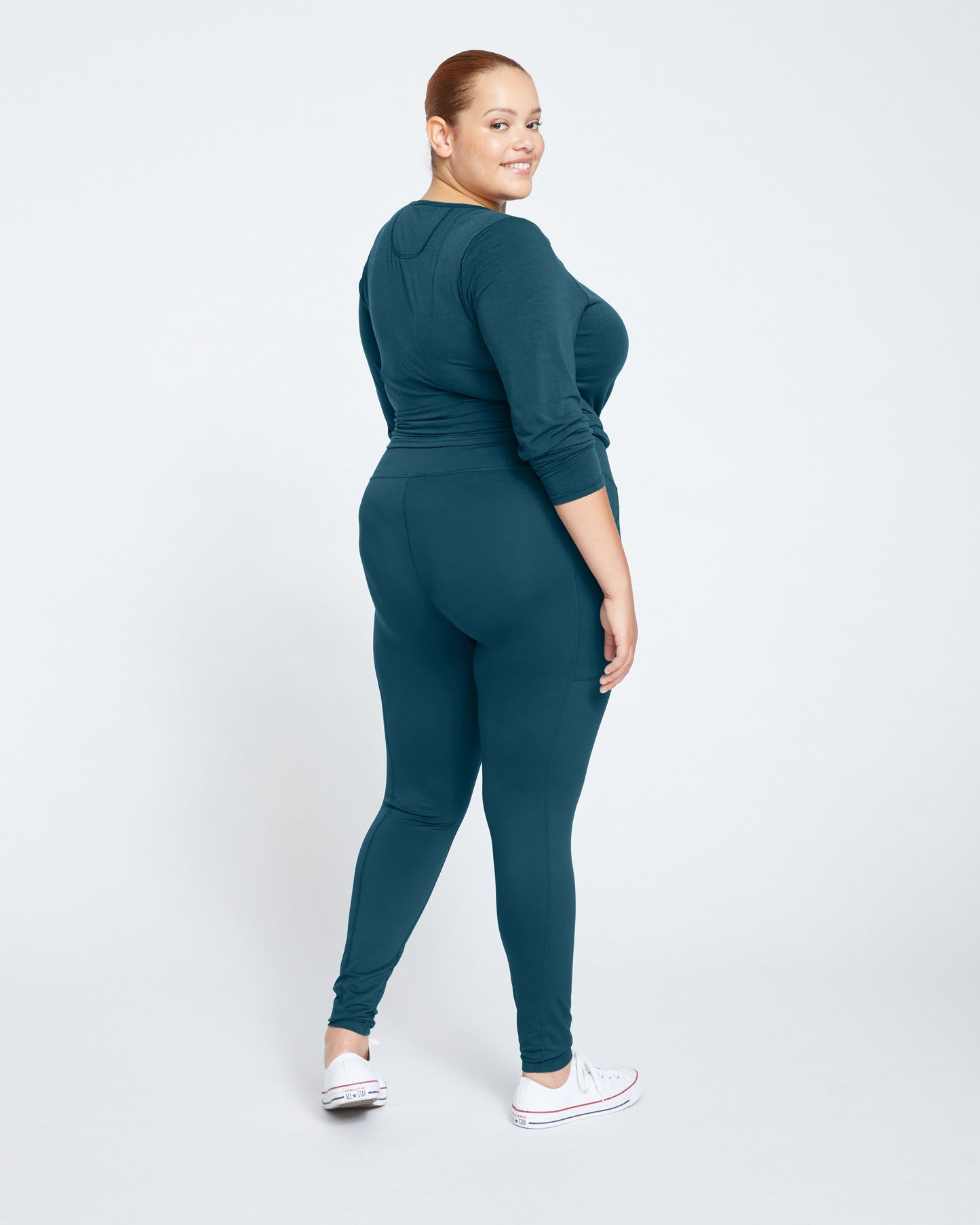 Next-to-Naked Pocket Legging - Deep Sea