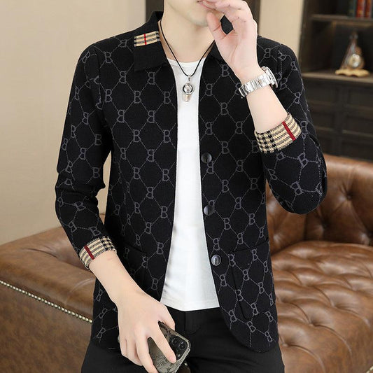 Sweater Coat Men's Casual Sweater - amazitshop