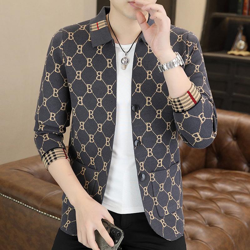 Sweater Coat Men's Casual Sweater - amazitshop