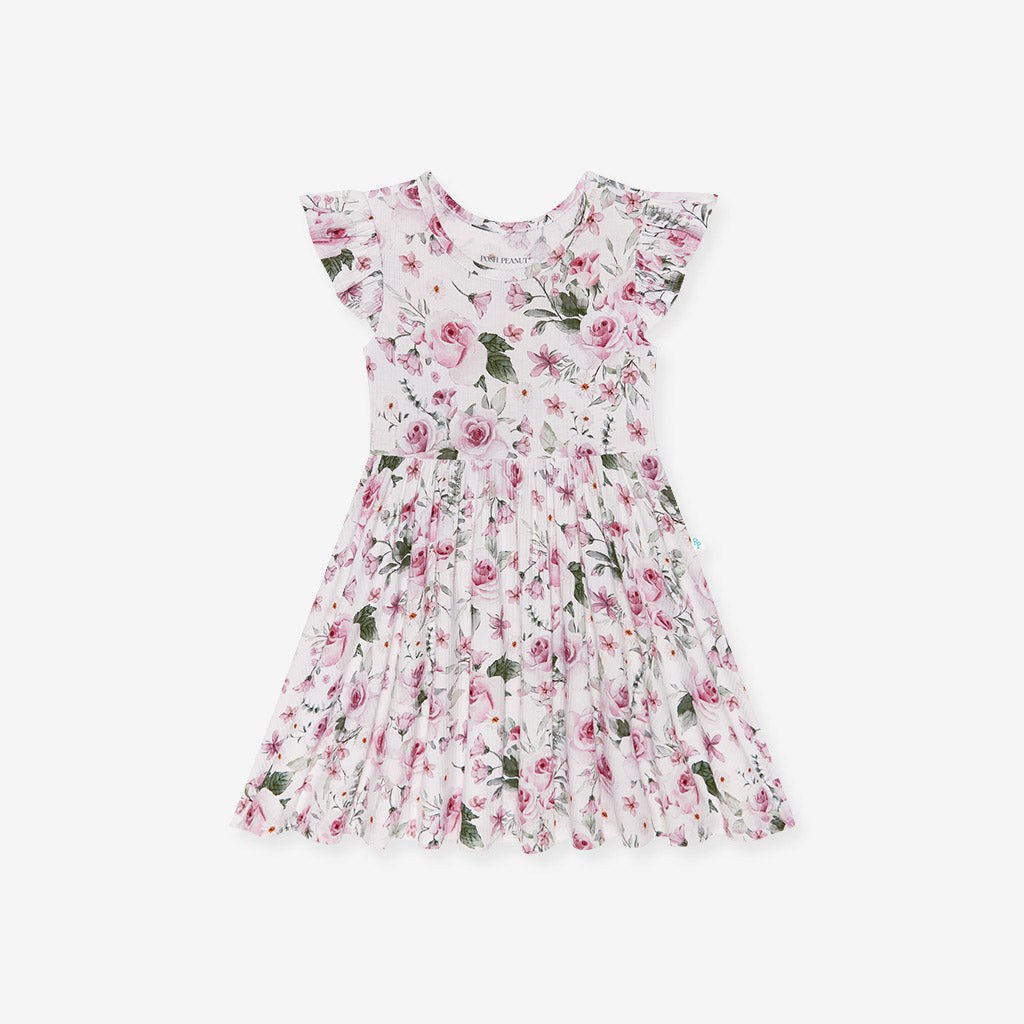 Bianca Jane Ruffled Cap Sleeve Twirl Dress