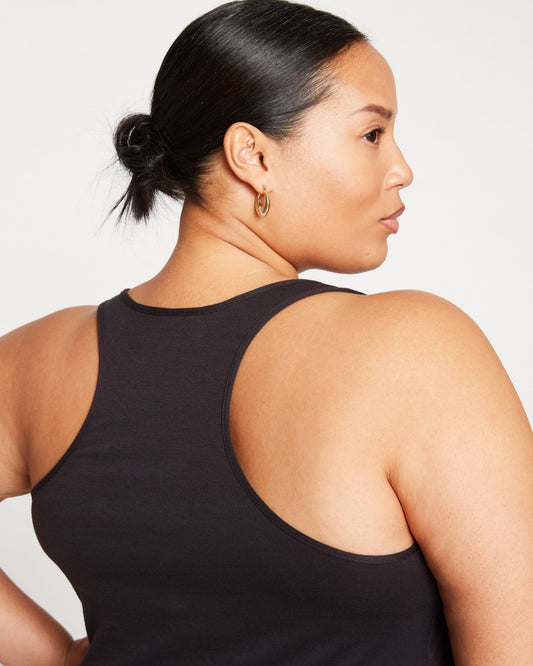 Racer Back Tank - Black