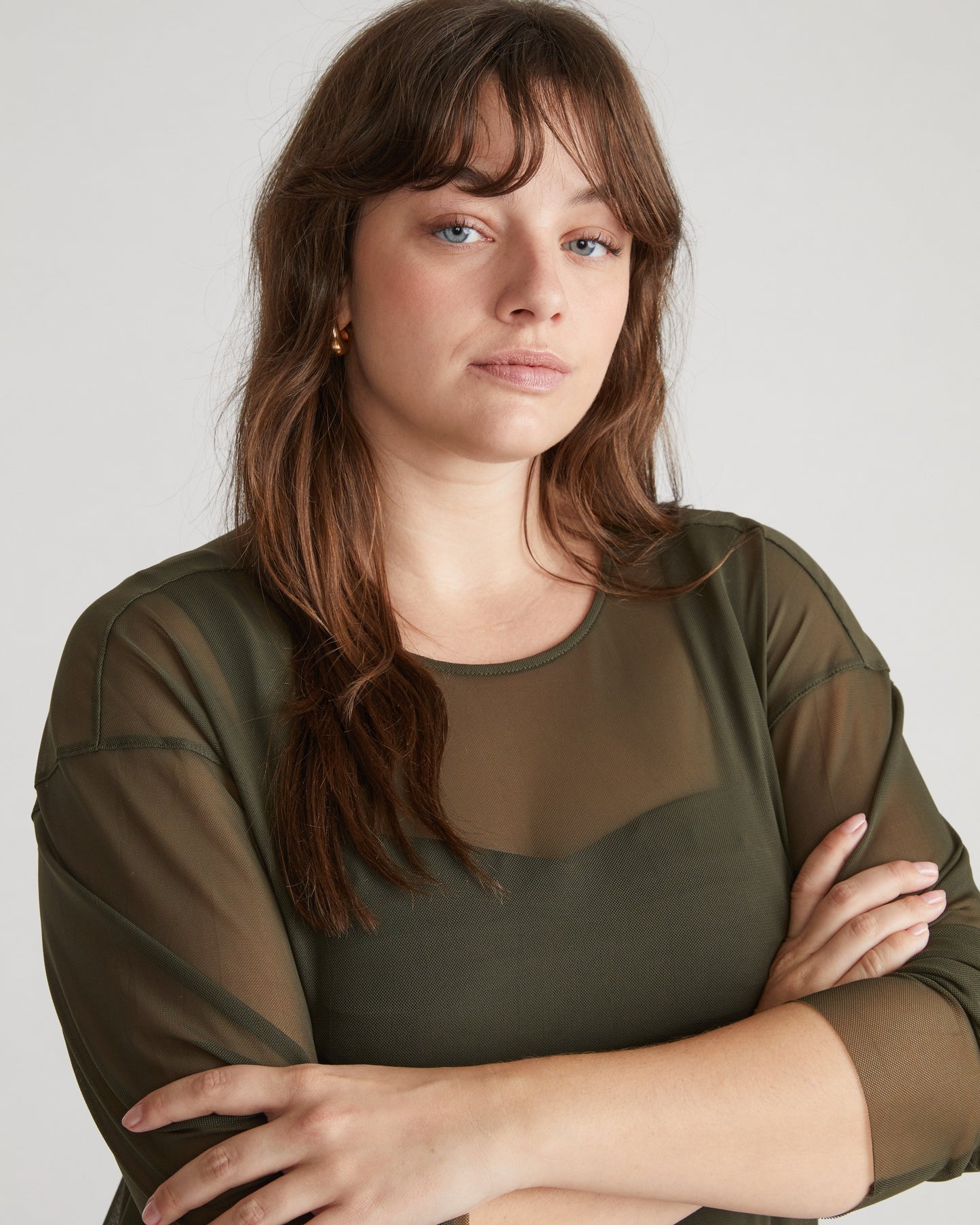 Thames Fog Dress - Nori