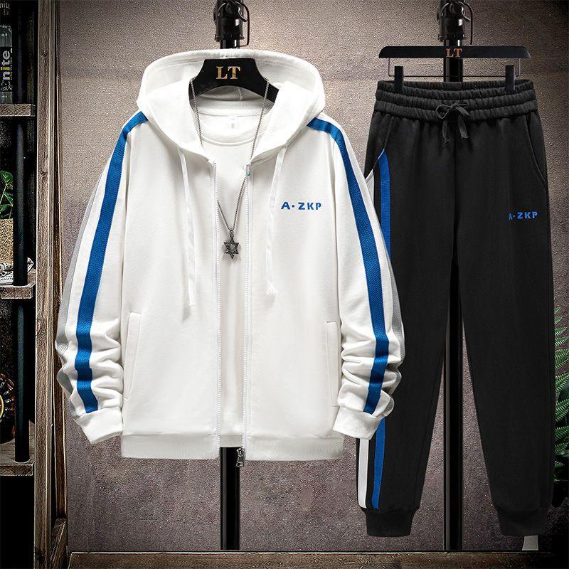 Casual Sports Suit Men's Loose Sportswear Hooded - amazitshop