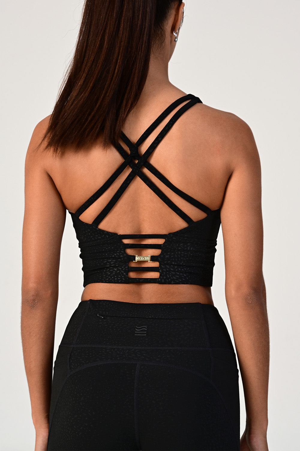 Hollywood Longline Black Bra