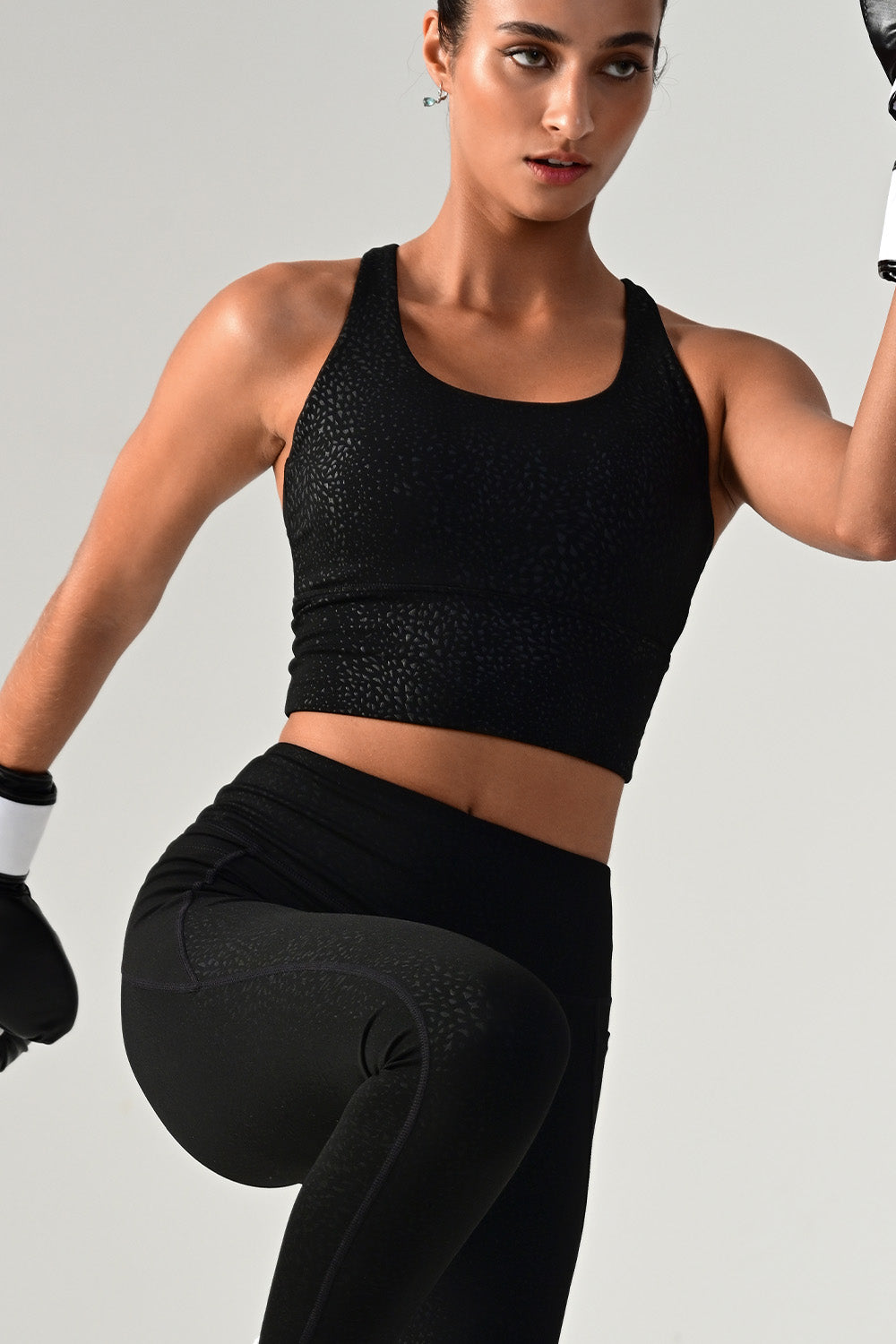 Hollywood Longline Black Bra