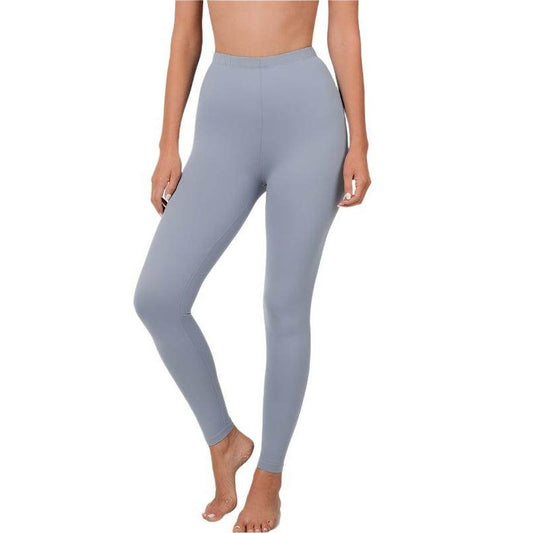 Women's Activewear Brushed DTY Microfiber Full-Length Leggings