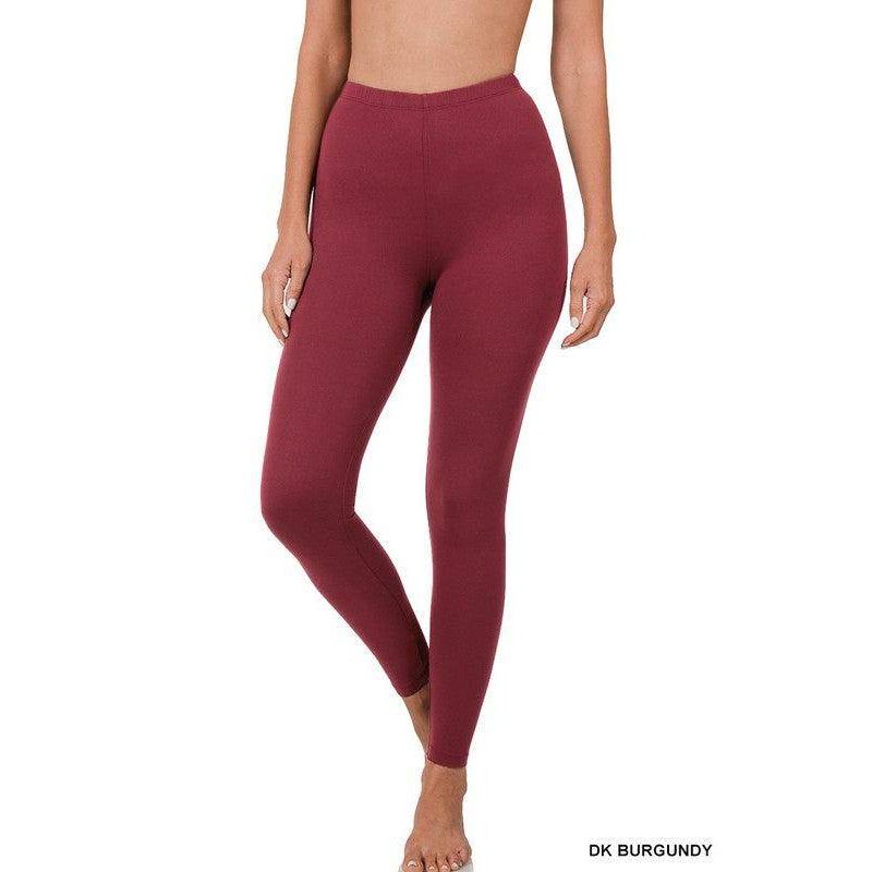 Women's Activewear Brushed DTY Microfiber Full-Length Leggings