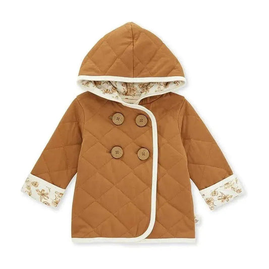 Burts Bees - Quilted Coat, Beaver