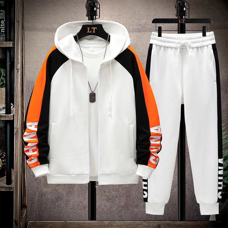 Casual Sports Suit Men's Loose Sportswear Hooded - amazitshop