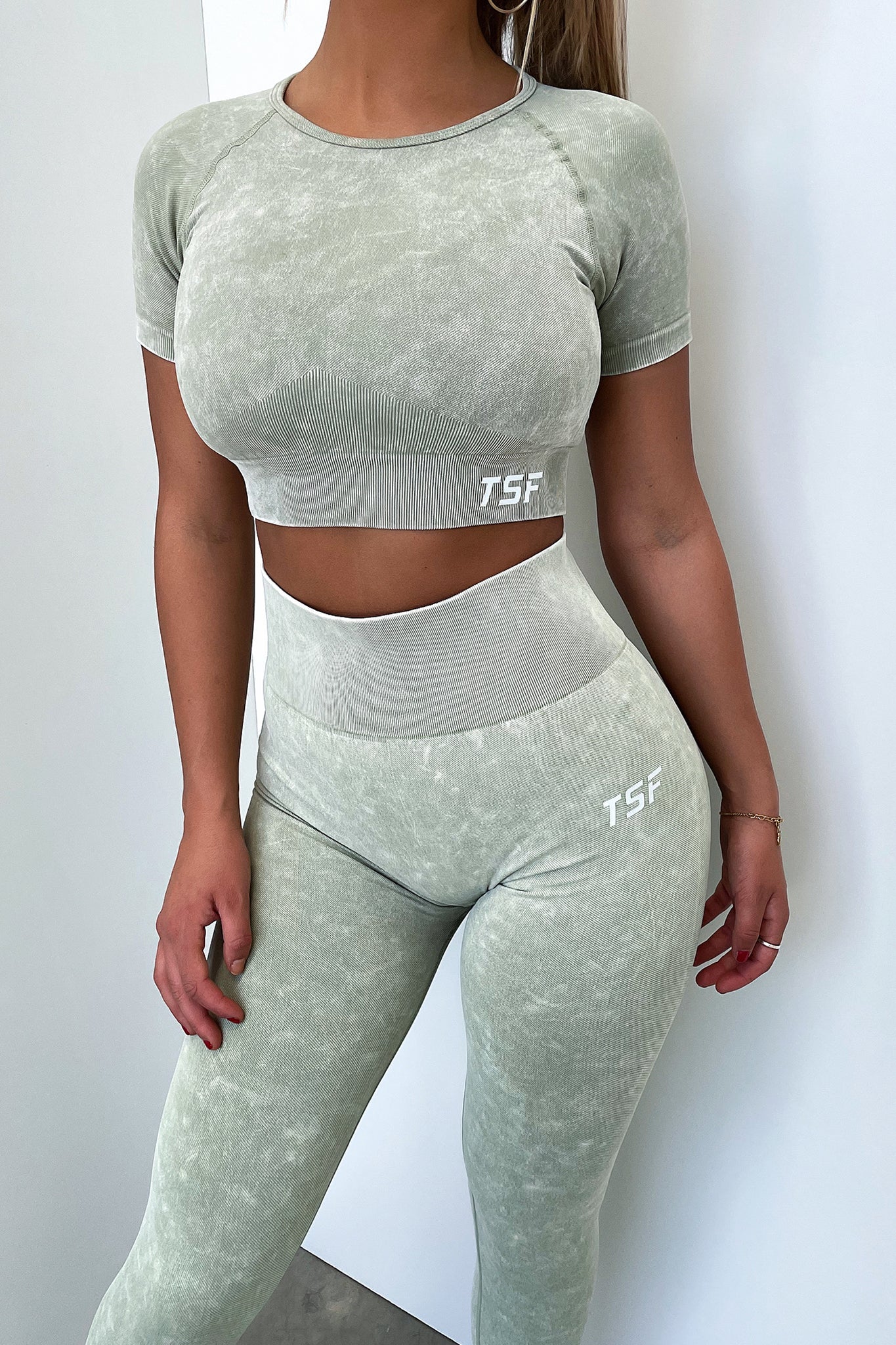 Caz Short Sleeve Top - Sage