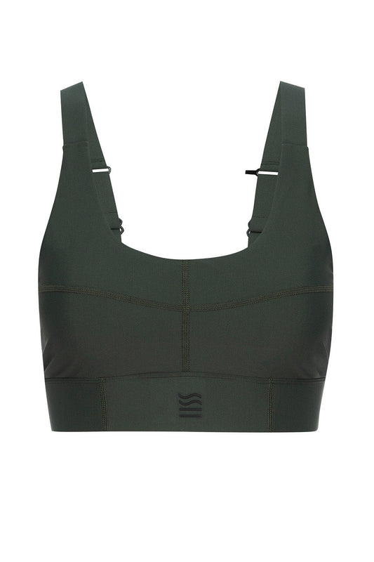 Soho Dark Olive Active Bra