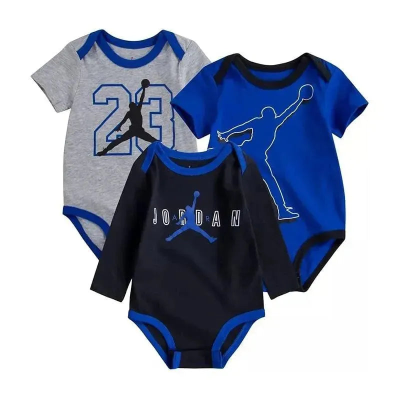Haddad - 3Pk Jordan Baby Boys Jumpman Mash Up Bodysuits