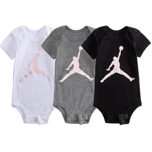 Jordan - 3Pk Jumpman Arctic Pink Bodysuit Set, 0/6M