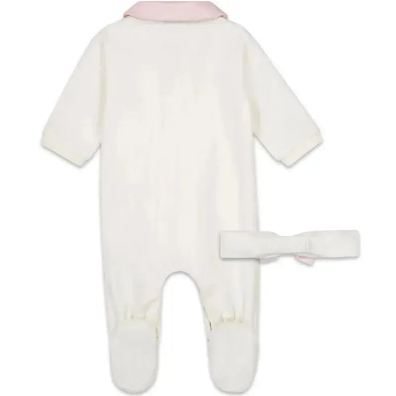 Hugo Boss Baby - Footie & Headband Gift Box, Off White