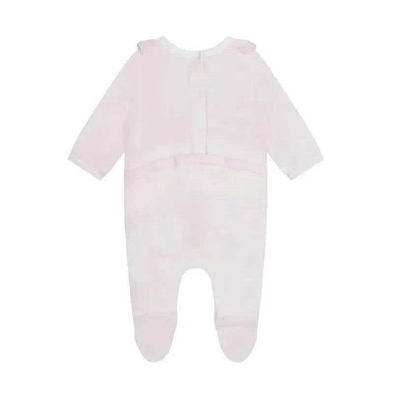 Hugo Boss Baby - Girl Footie Front Ruffle, Pink Pale