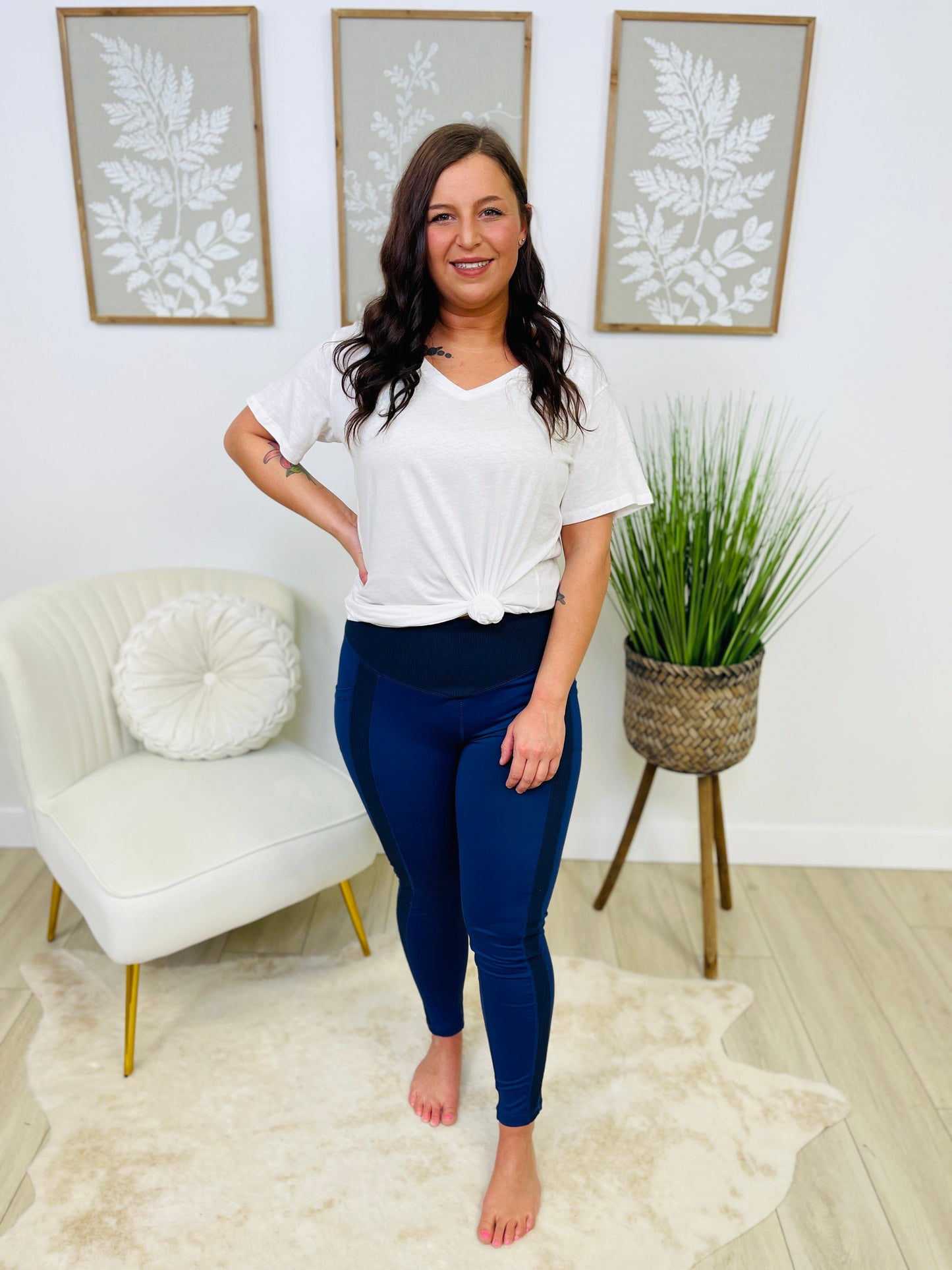 PLUS/REG Sweet Coincidence Leggings In Navy