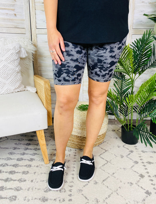 PLUS/REG Sunset Bike Ride Biker Shorts