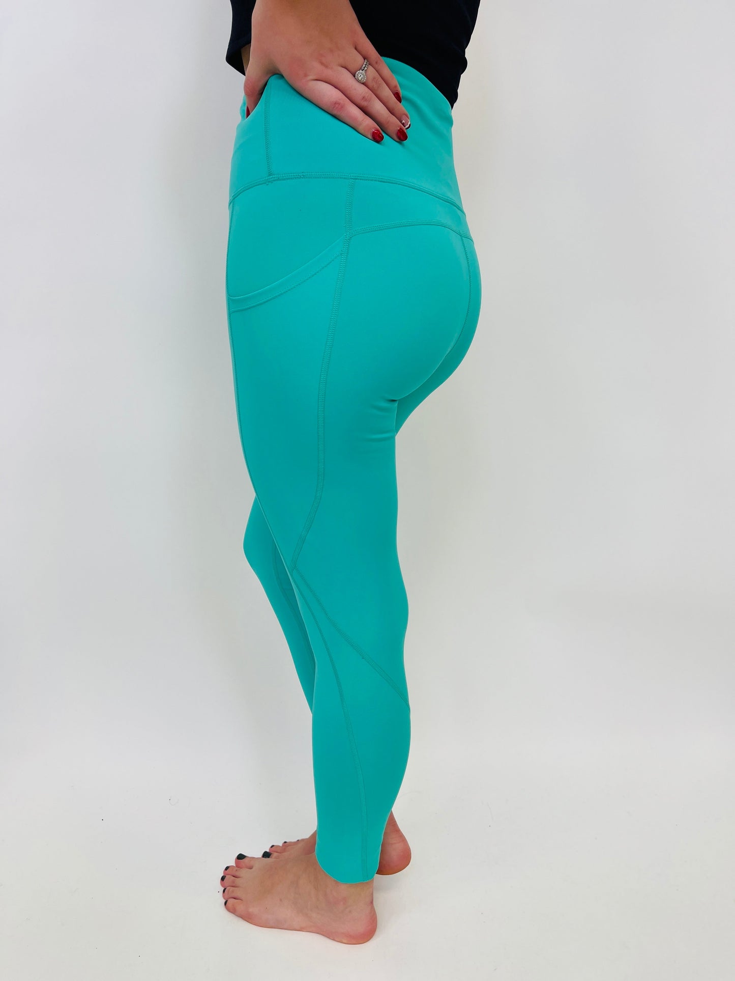 PLUS/REG So Far Ahead Leggings In Emerald